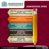 Narayana Schools Admissions open